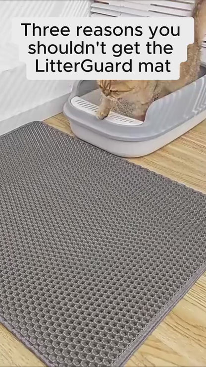 Double-Layer Honeycomb Cat Litter Trapping Mat